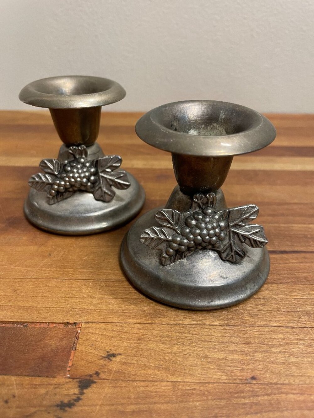 Vintage Candlestick Holder Set of 2